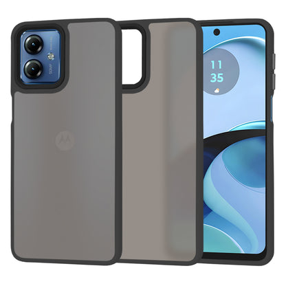 Fodral för Motorola Moto G14, Techsuit, HaloFrost, Svart