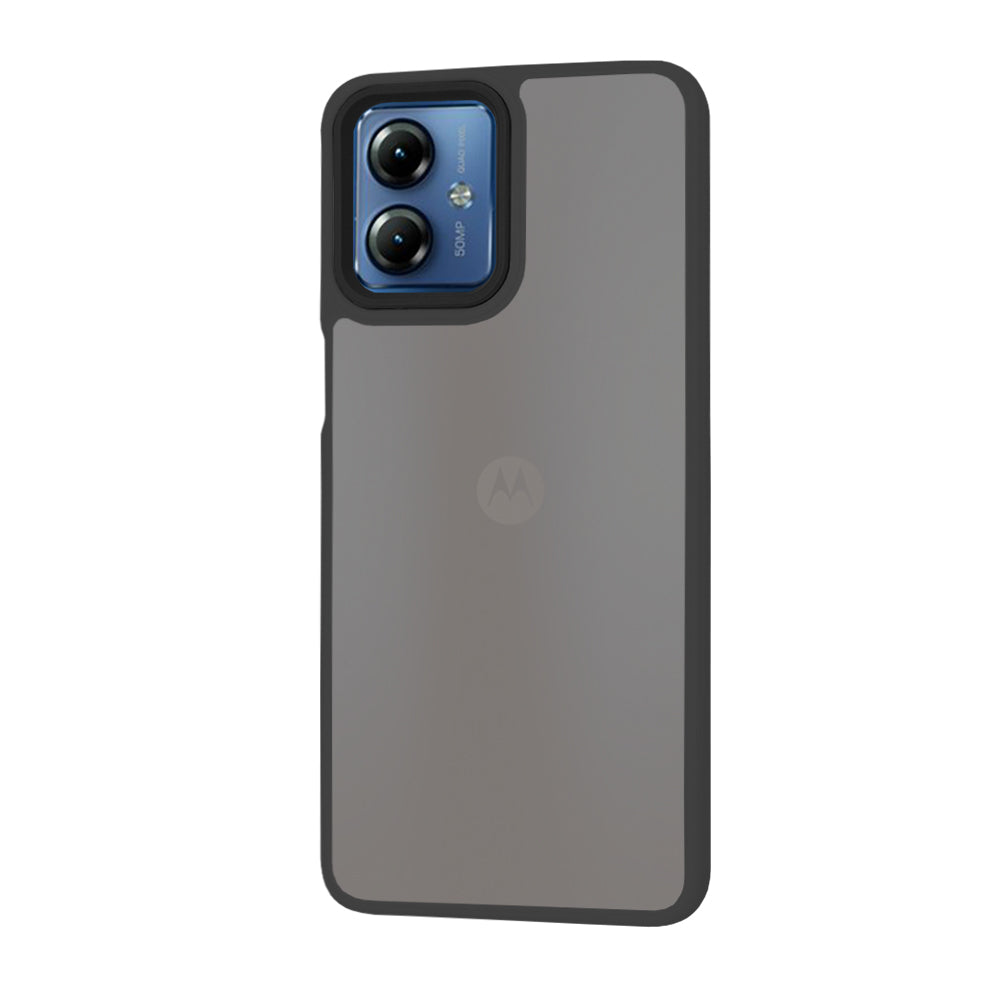 Fodral för Motorola Moto G14, Techsuit, HaloFrost, Svart