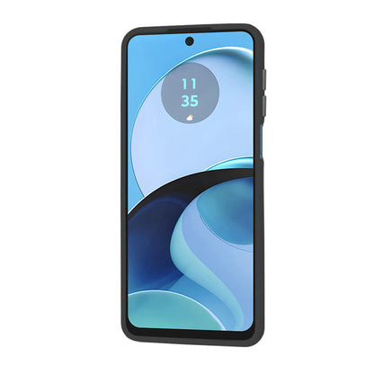 Fodral för Motorola Moto G14, Techsuit, HaloFrost, Svart