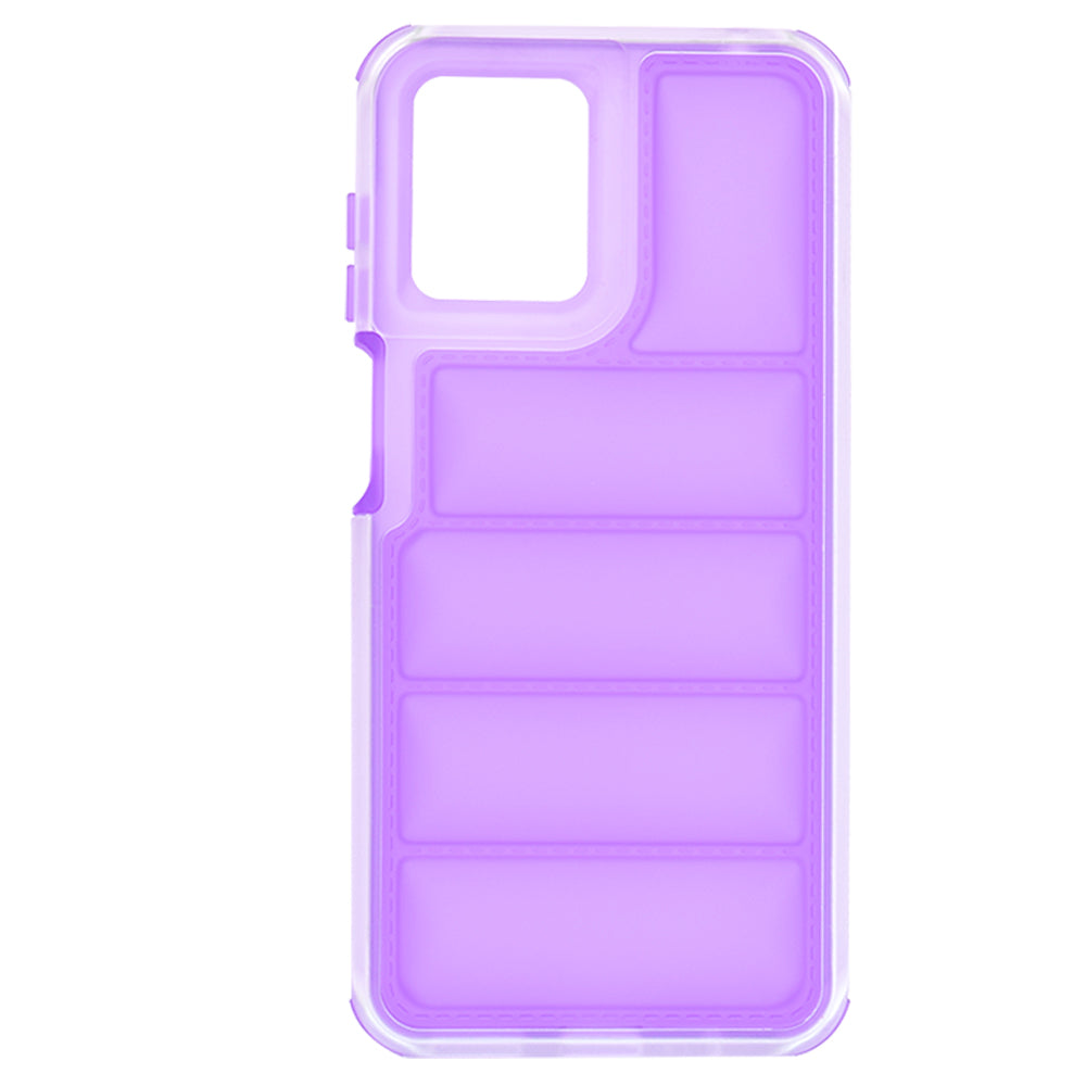 Fodral för Motorola Moto G14, Techsuit, Wave Shield, Lila