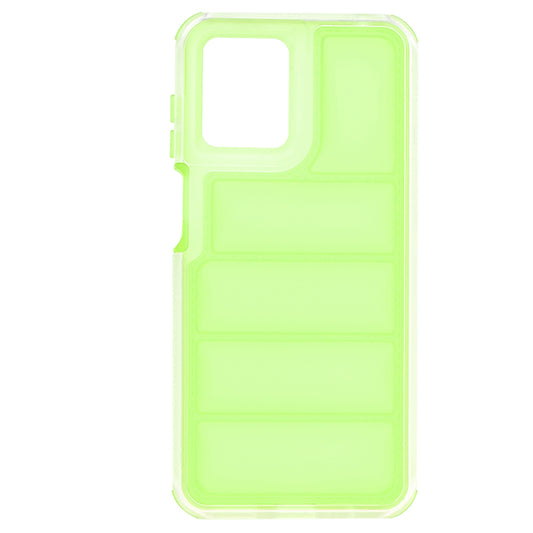 Fodral för Motorola Moto G14, Techsuit, Wave Shield, Grön