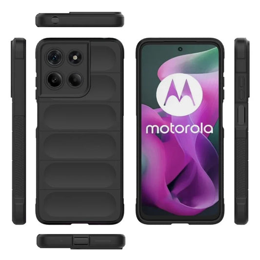 Fodral för Motorola Moto G15 / G15 Power, Techsuit, Magic Shield, Svart