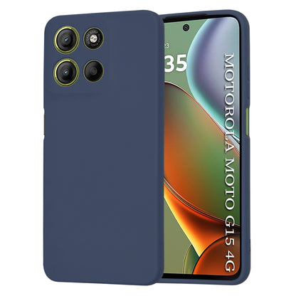 Mobilskal för Motorola Moto G15 / G15 Power, Techsuit, SoftFlex, Marinblå