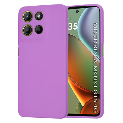 Mobilskal för Motorola Moto G15 / G15 Power, Techsuit, SoftFlex, Lila