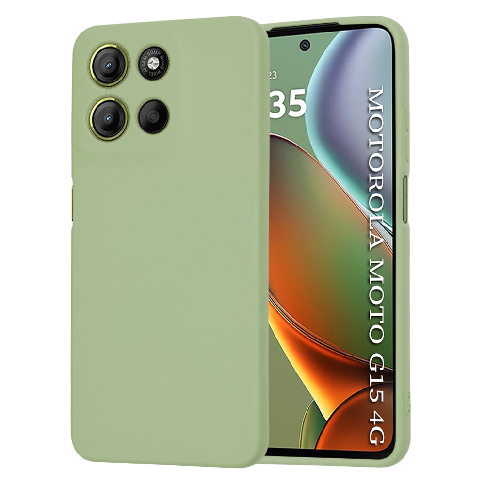 Fodral för Motorola Moto G15 / G15 Power, Techsuit, SoftFlex, Matcha