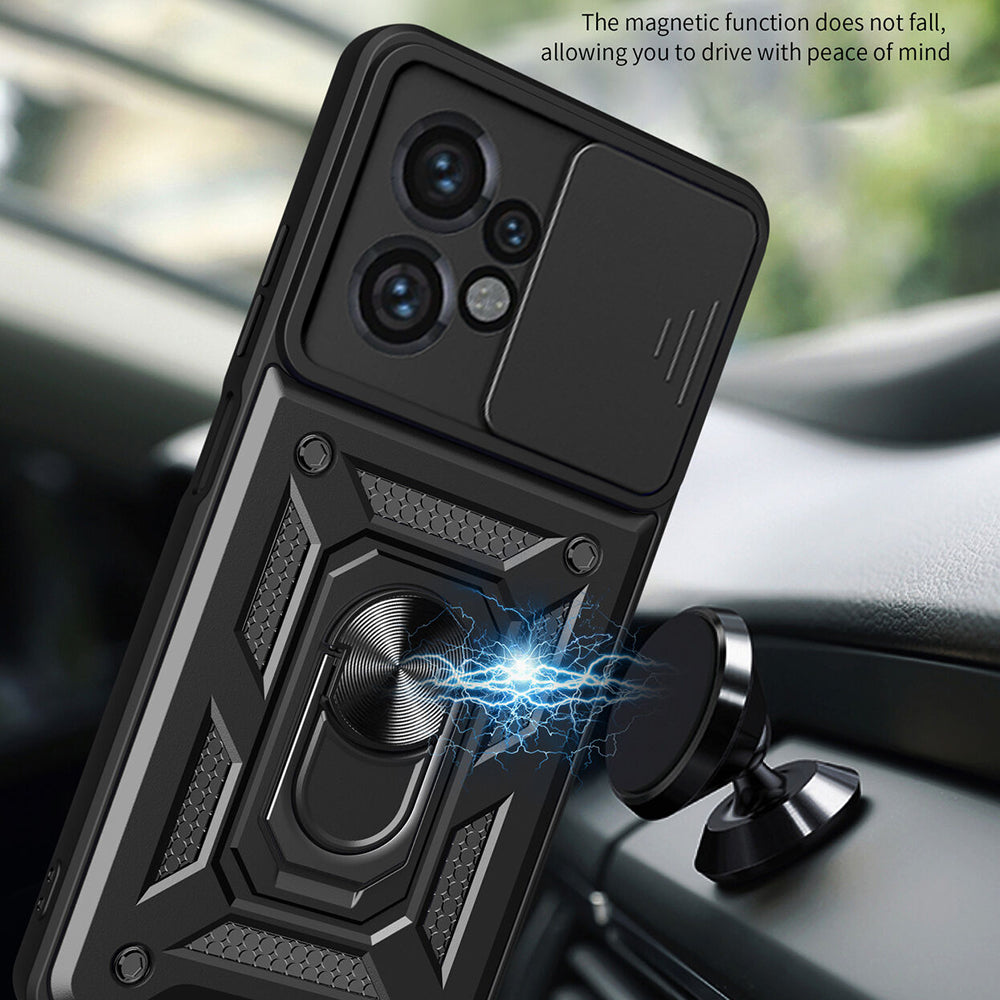 Fodral för Motorola Moto G24 Power, Techsuit, CamShield, Svart