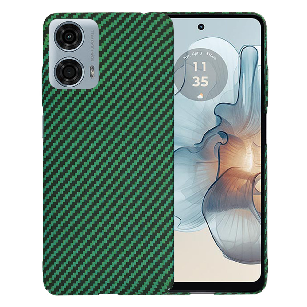 Fodral för Motorola Moto G24 Power, Techsuit, Carbonite FiberShell, Grön
