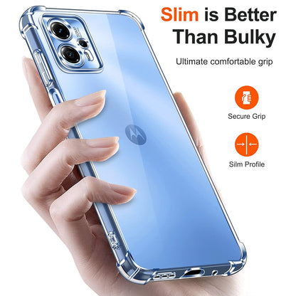Fodral för Motorola Moto G24 Power, Techsuit, Stötsäker Klar, Transparent