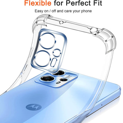 Fodral för Motorola Moto G24 Power, Techsuit, Stötsäker Klar, Transparent