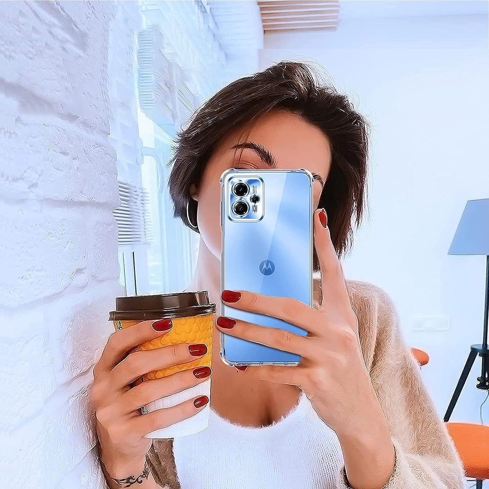 Fodral för Motorola Moto G24 Power, Techsuit, Stötsäker Klar, Transparent