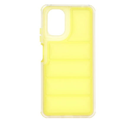 Fodral för Motorola Moto G24 Power, Techsuit, Wave Shield, Gul