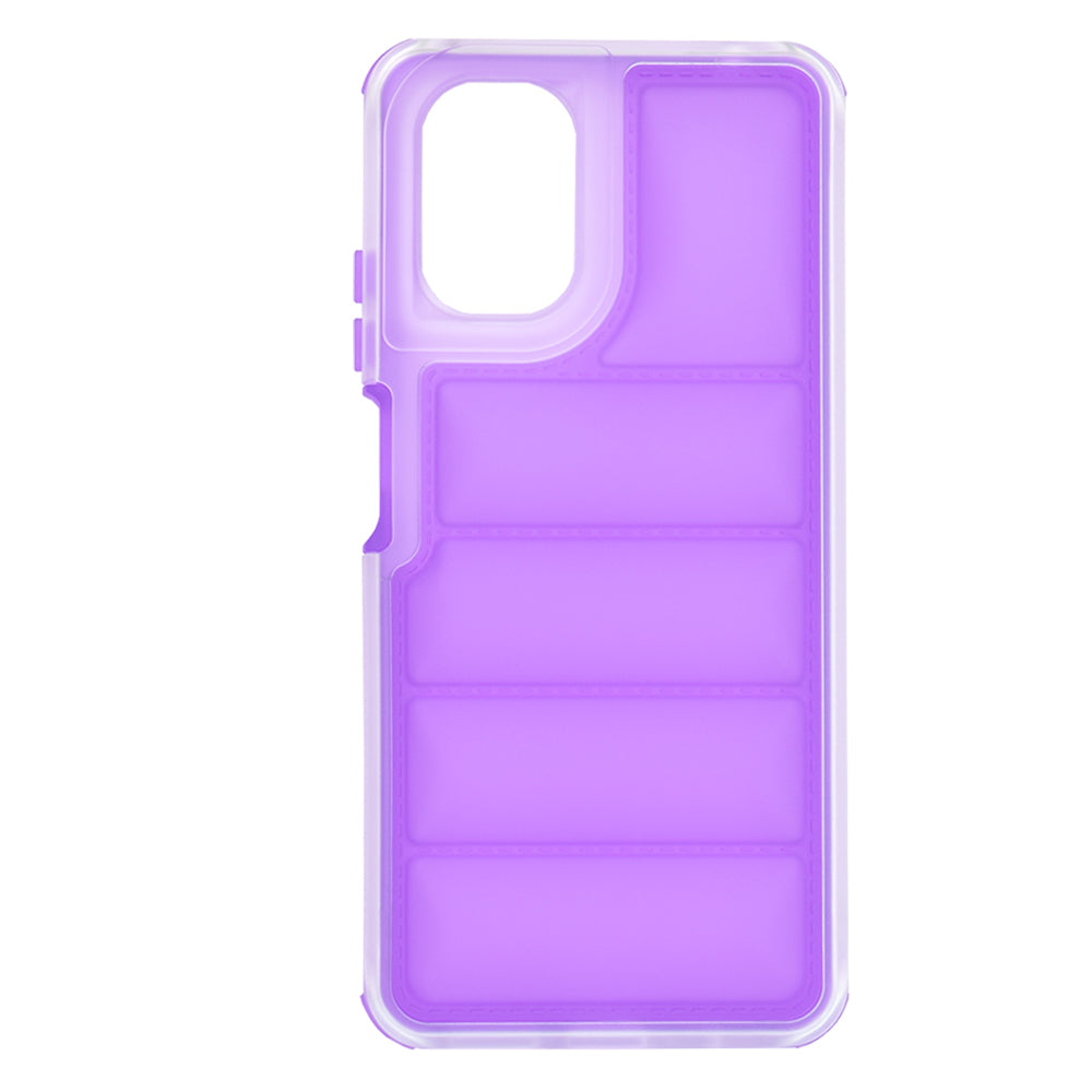 Fodral för Motorola Moto G24 Power, Techsuit, Wave Shield, Lila