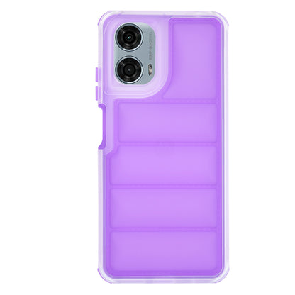 Fodral för Motorola Moto G24 Power, Techsuit, Wave Shield, Lila