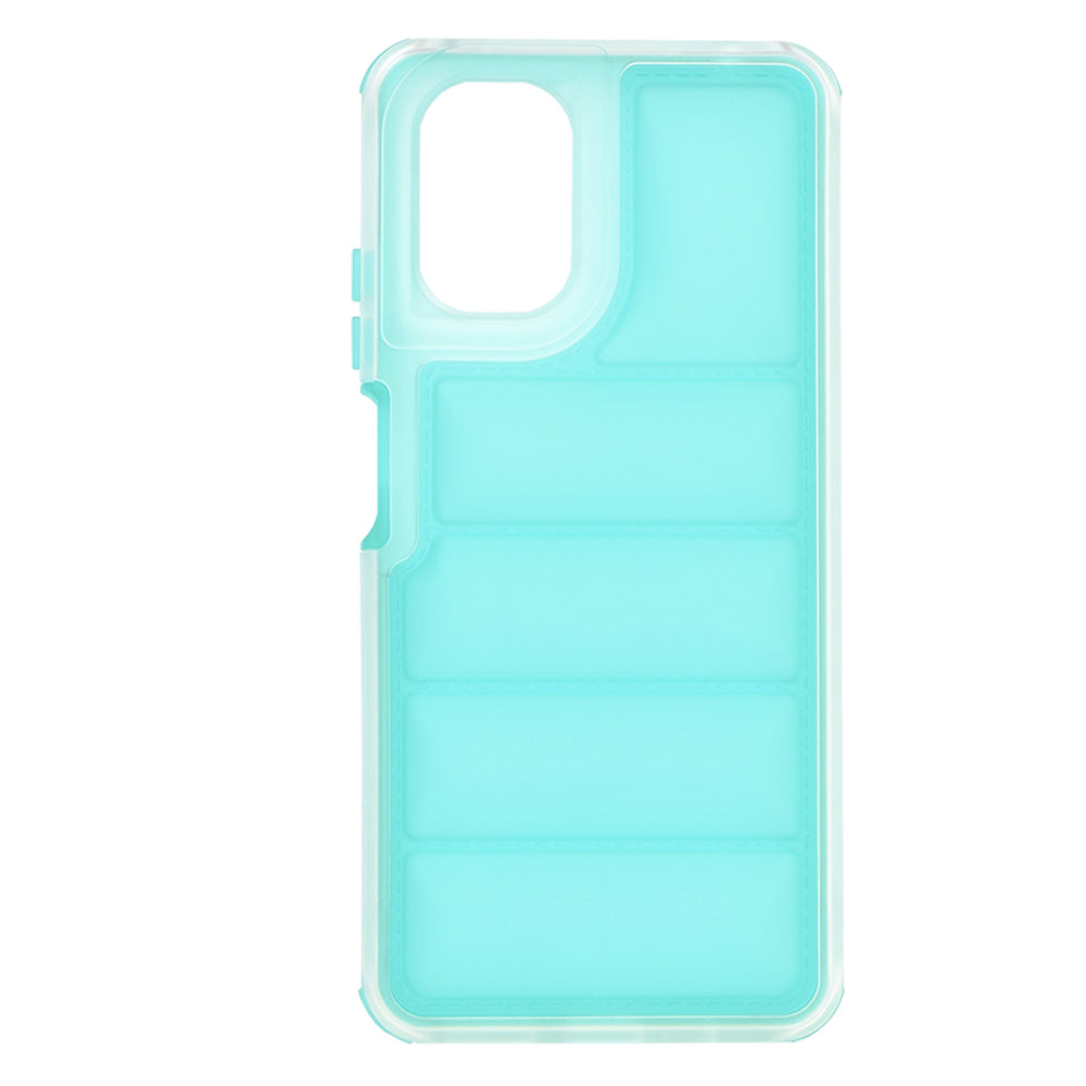 Fodral för Motorola Moto G24 Power, Techsuit, Wave Shield, Turkos
