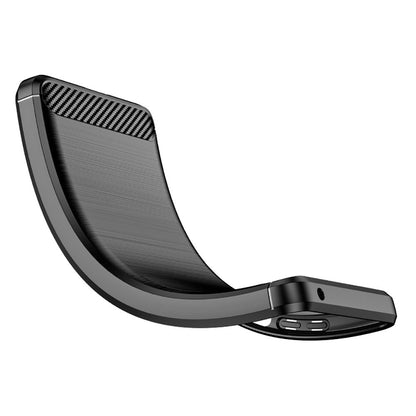 Fodral för Motorola Moto G31 / G41, Techsuit, Kolfiber, Svart