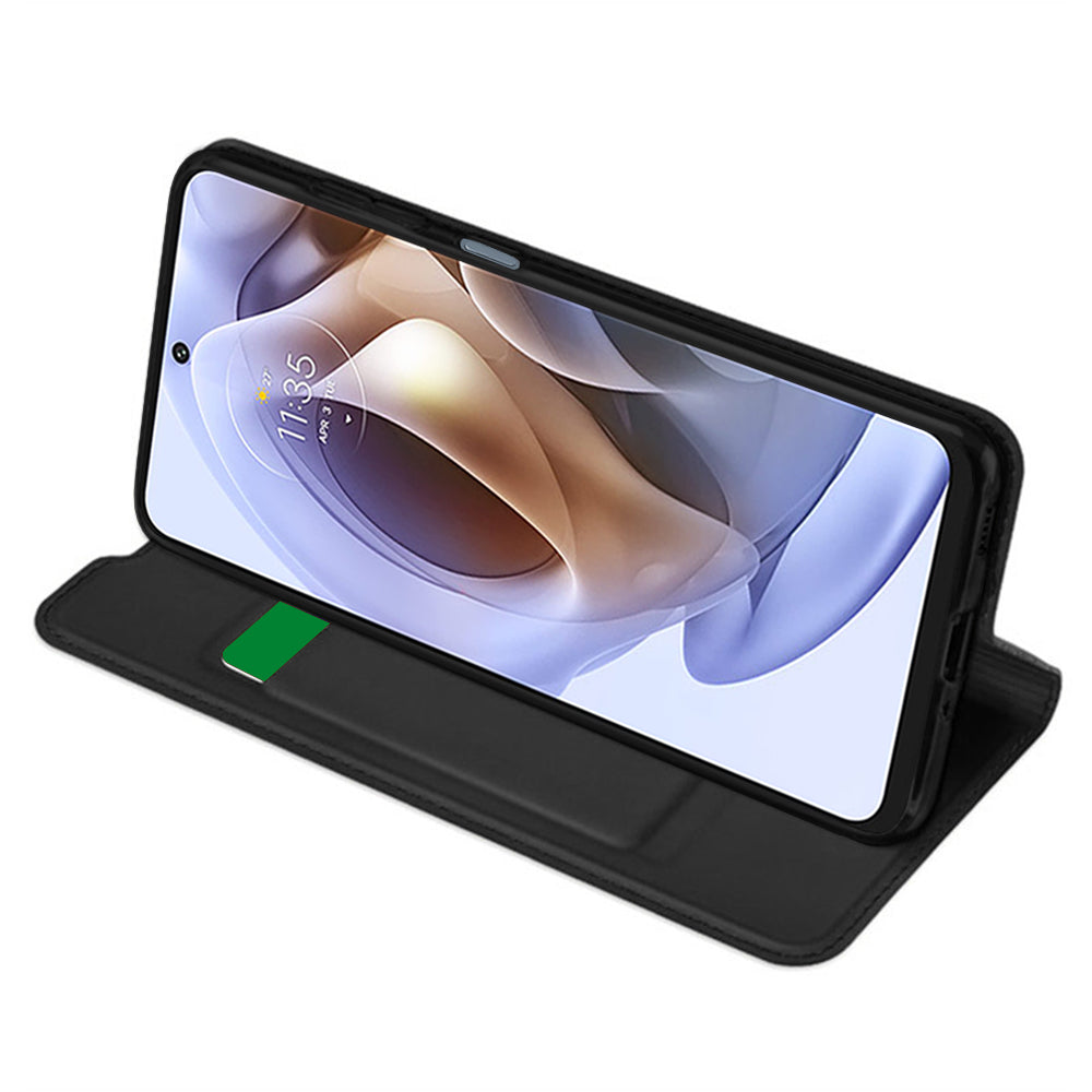 Fodral för Motorola Moto G31 / G41, Techsuit, Magskin Book, Svart