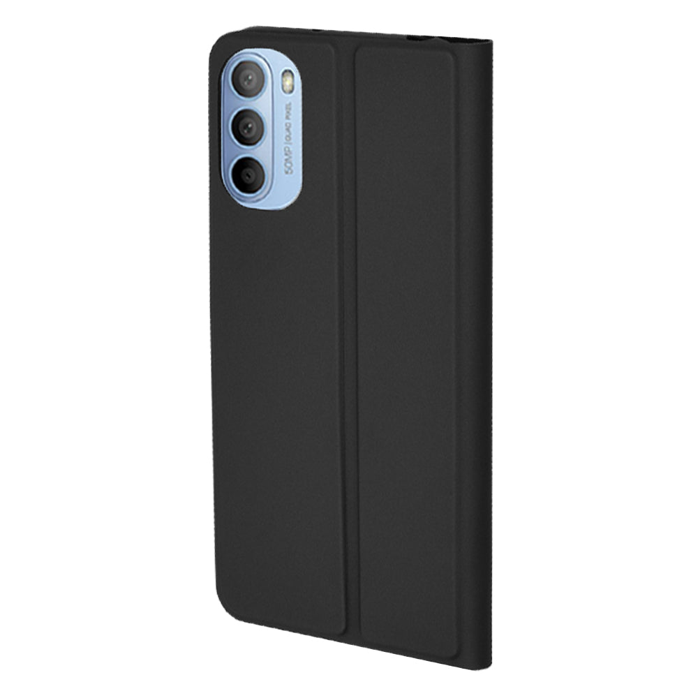 Fodral för Motorola Moto G31 / G41, Techsuit, Magskin Book, Svart