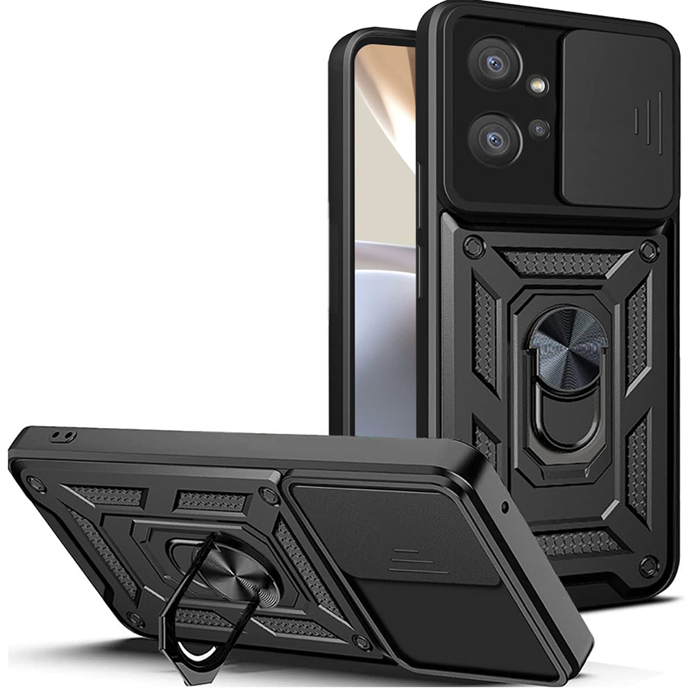 Fodral för Motorola Moto G32, Techsuit, CamShield, Svart