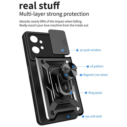 Fodral för Motorola Moto G32, Techsuit, CamShield, Svart