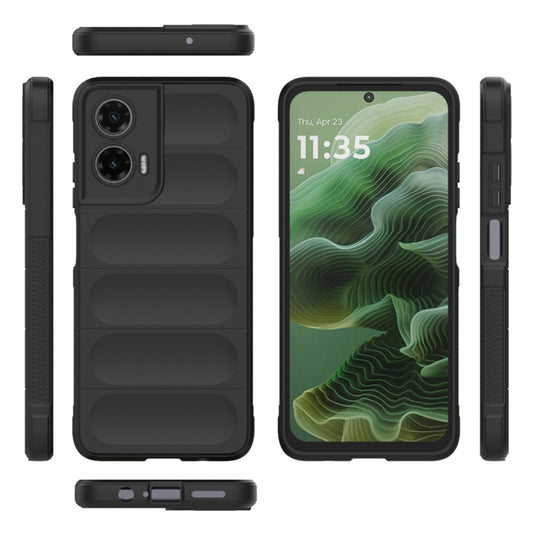 Fodral för Motorola Moto G35, Techsuit, Magic Shield, Svart