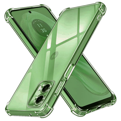 Case for Motorola Moto G35, Techsuit, Shockproof Clear, Transparent