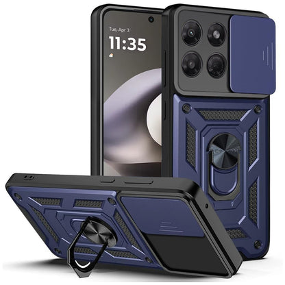 Fodral för Motorola Moto G37 Power, Techsuit, CamShield, Blå
