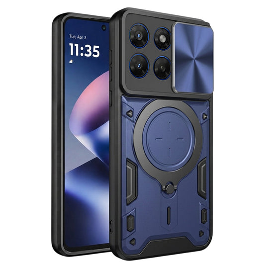 Fodral för Motorola Moto G47 / G37, Techsuit, CamGuard Pro, Blå
