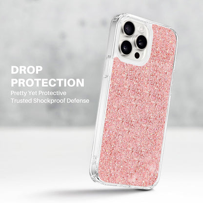Fodral för Motorola Moto G45 / G34, Techsuit, Glittrande Glitter, Blå