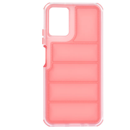 Fodral för Motorola Moto G45 / G34, Techsuit, Wave Shield, Röd