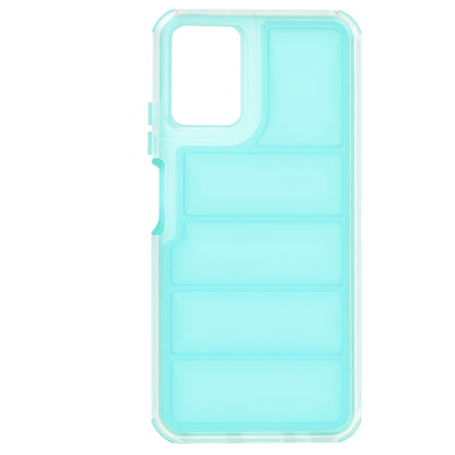 Fodral för Motorola Moto G45 / G34, Techsuit, Wave Shield, Turkos
