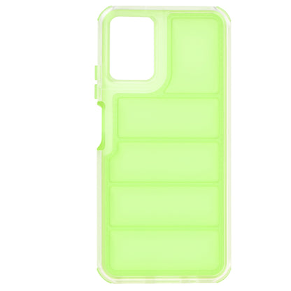 Fodral för Motorola Moto G45 / G34, Techsuit, Wave Shield, Grön