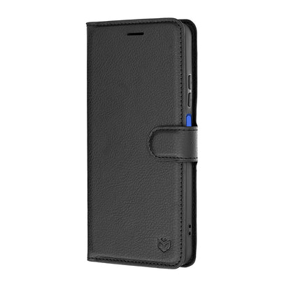 Fodral för Motorola Moto G47 / G37 Power / G37, Techsuit, Läderfolio, Svart