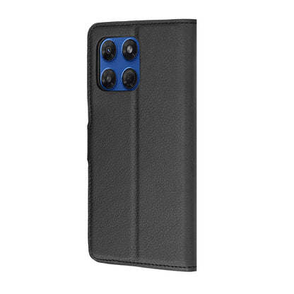 Fodral för Motorola Moto G47 / G37 Power / G37, Techsuit, Läderfolio, Svart