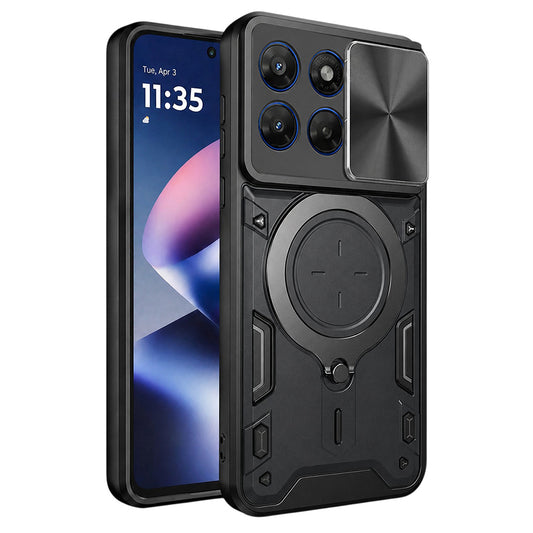 Fodral för Motorola Moto G47 / G37, Techsuit, CamGuard Pro, Svart