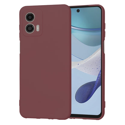 Fodral för Motorola Moto G53, Techsuit, SoftFlex, Vinröd
