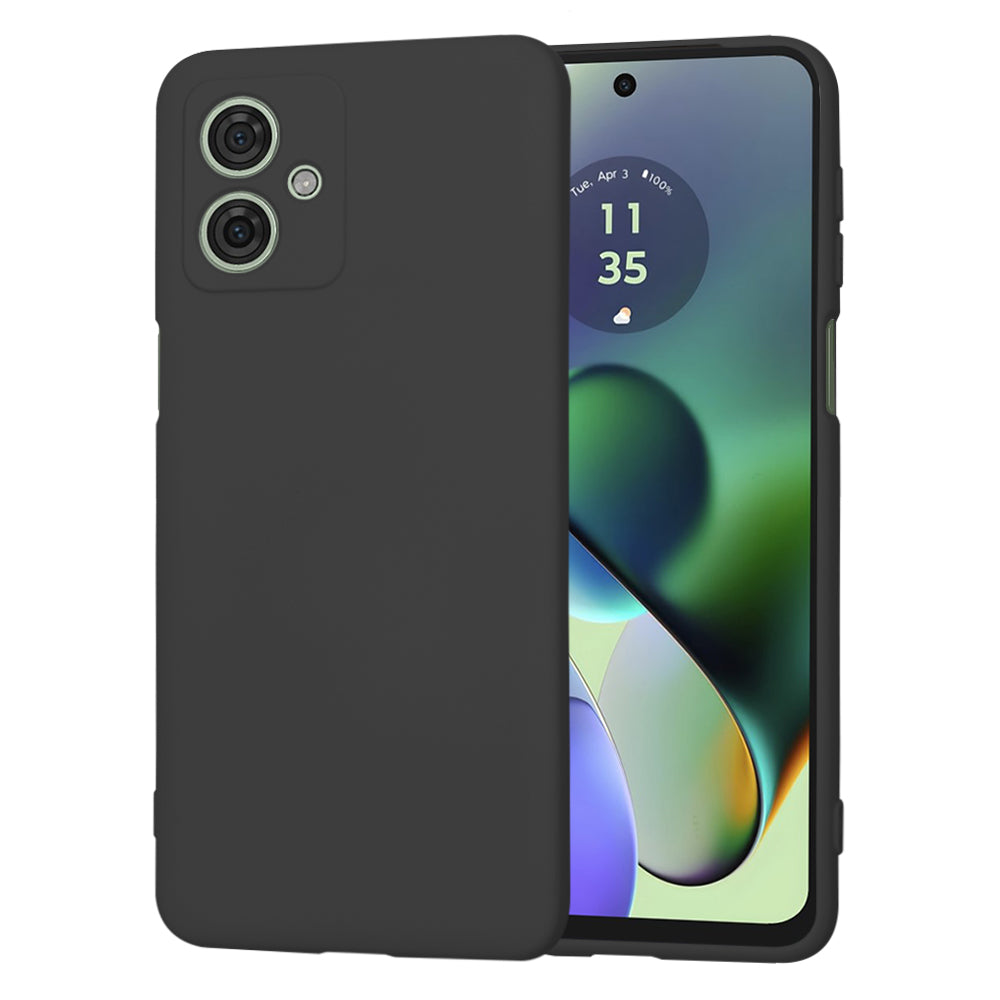 Skyddsfodral för Motorola Moto G54, Techsuit, SoftFlex, Svart