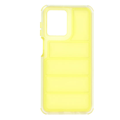 Fodral för Motorola Moto G54, Techsuit, Wave Shield, Gul