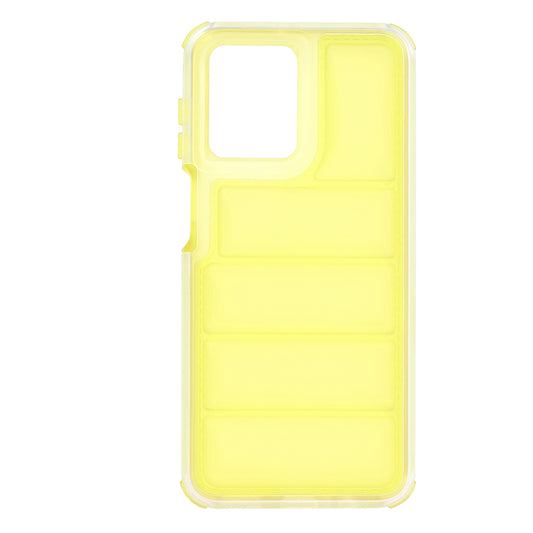 Fodral för Motorola Moto G54, Techsuit, Wave Shield, Gul