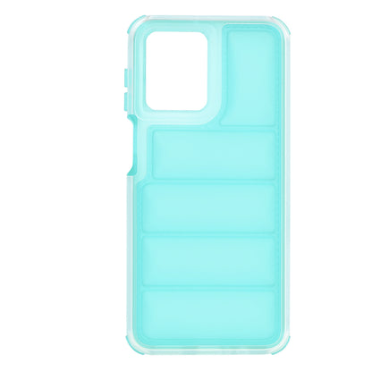 Fodral för Motorola Moto G54, Techsuit, Wave Shield, Turkos
