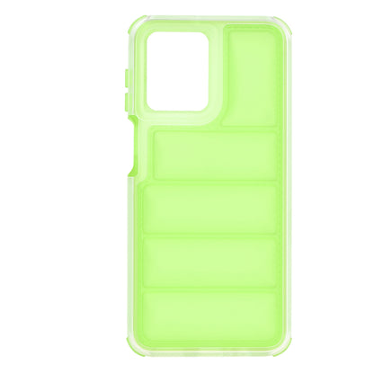Fodral för Motorola Moto G54, Techsuit, Wave Shield, Grön