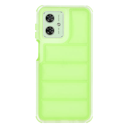 Fodral för Motorola Moto G54, Techsuit, Wave Shield, Grön