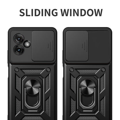 Fodral för Motorola Moto G55, Techsuit, CamShield, Blå
