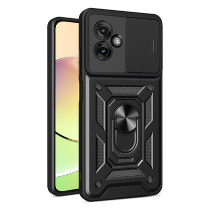 Fodral för Motorola Moto G55, Techsuit, CamShield, Svart