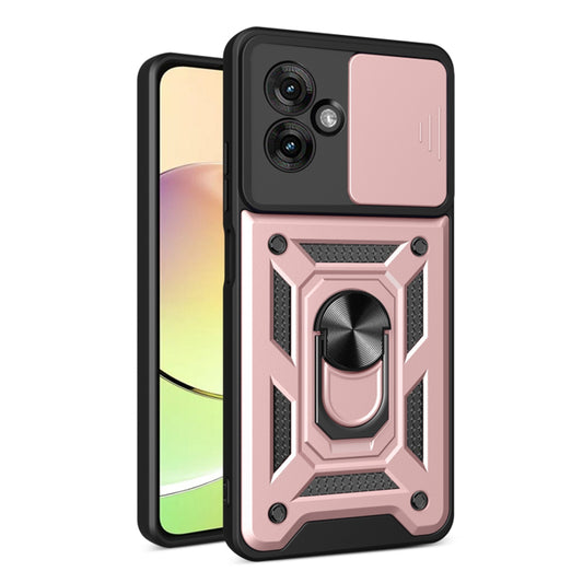 Fodral för Motorola Moto G55, Techsuit, CamShield, Rosa