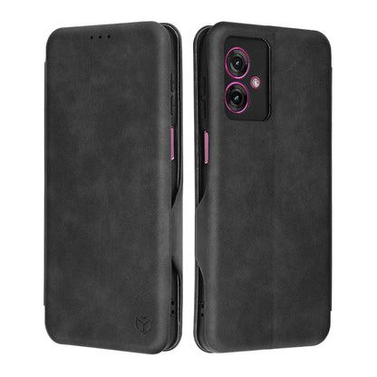 Fodral för Motorola Moto G55, Techsuit, Safe Wallet Plus, Svart
