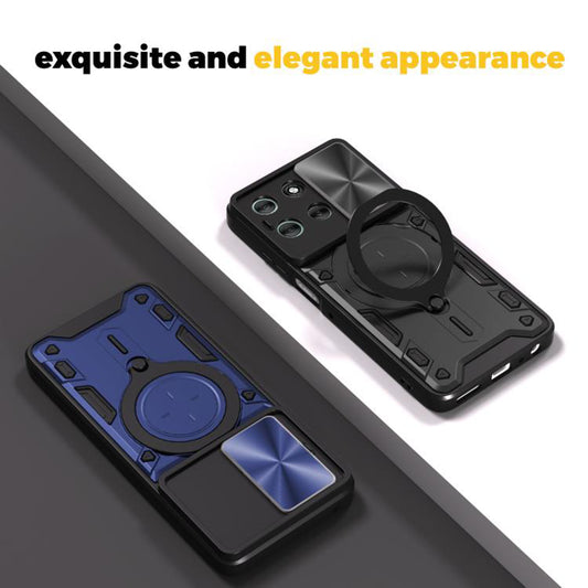 Fodral för Motorola Moto G56, Techsuit, CamGuard Pro, Svart