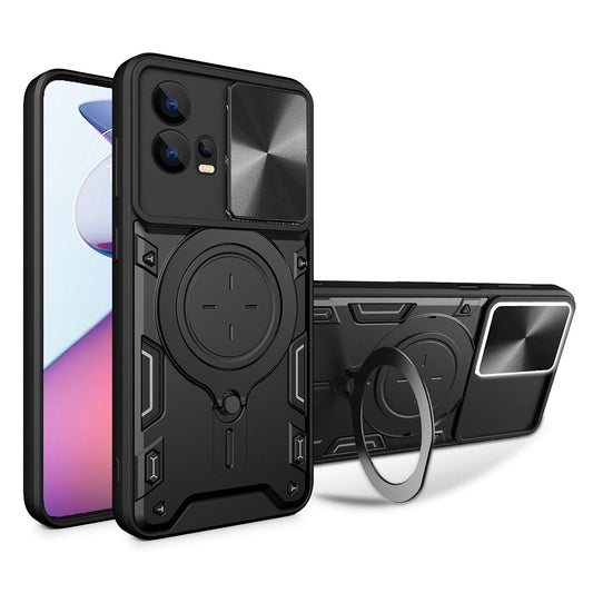 Case for Motorola Moto G72, Techsuit, CamGuard Pro, Black