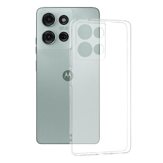 Fodral för Motorola Moto G75, Techsuit, Klar, Transparent