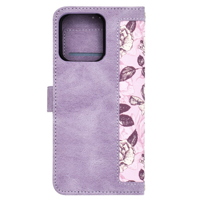 Fodral för Motorola Moto G75, Techsuit, FlipCraft, Lila