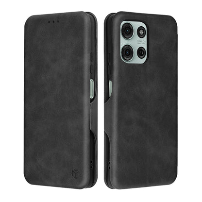 Fodral för Motorola Moto G75, Techsuit, Safe Wallet Plus, Svart